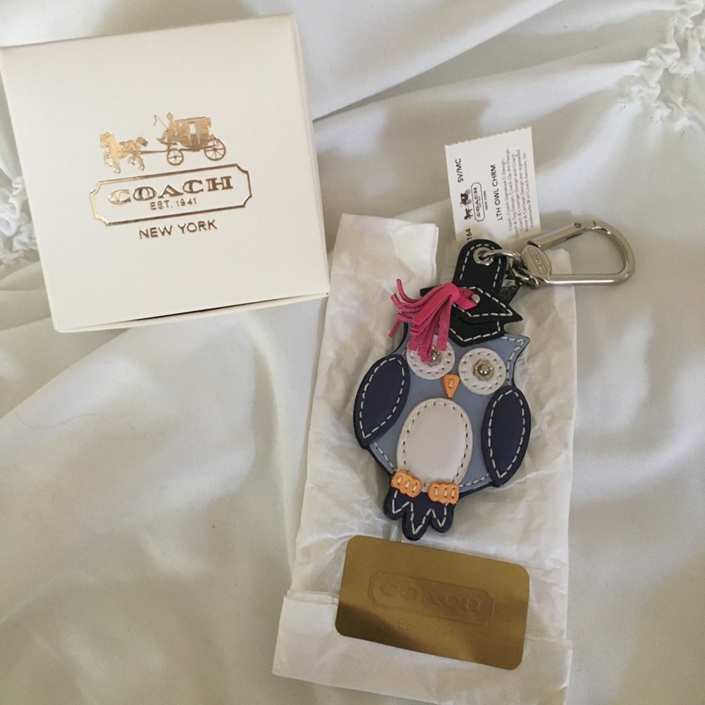 Coach Keychain Graduation Owl